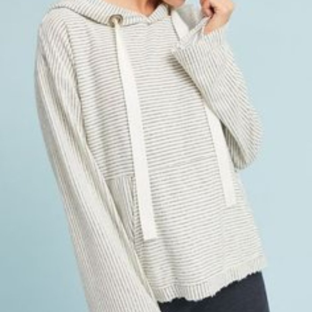 Cloth and Stone Striped Terry Hoodie